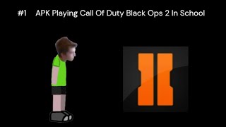 Angry Polish Kid #1 : APK Playing Call of Duty Black Ops 2 In School screenshot 3
