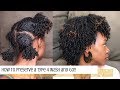 How to Preserve a Type 4 Wash and Go| Night Time Routine for Natural Hair