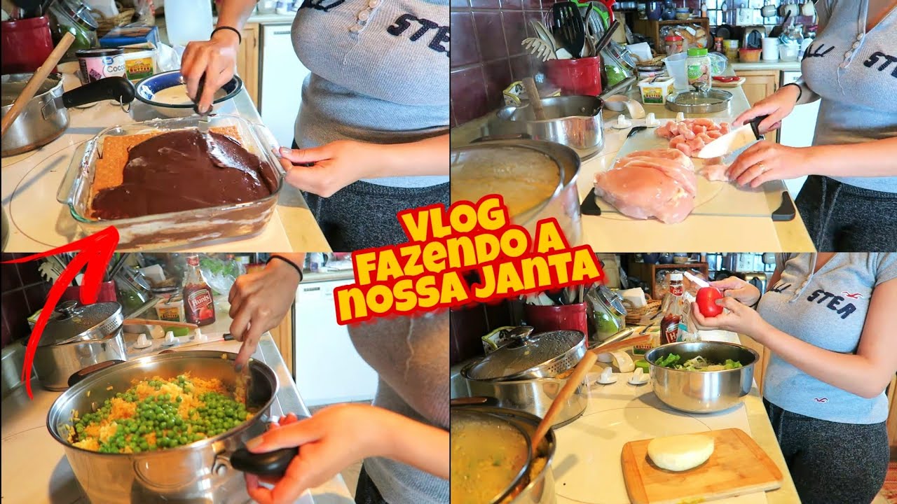 PREPARANDO A JANTA PARA AS VISITAS STROGONOFF E PAVÊ DE CHOCOLATE!