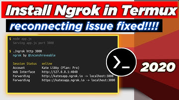 Termux Ngrok Installation Tutorial 2021 | reconnecting issue fixed