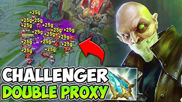 I PULLED OFF THE 10 MINUTE DOUBLE PROXY IN A CHALLENGER GAME! (RANK 1 SINGED)