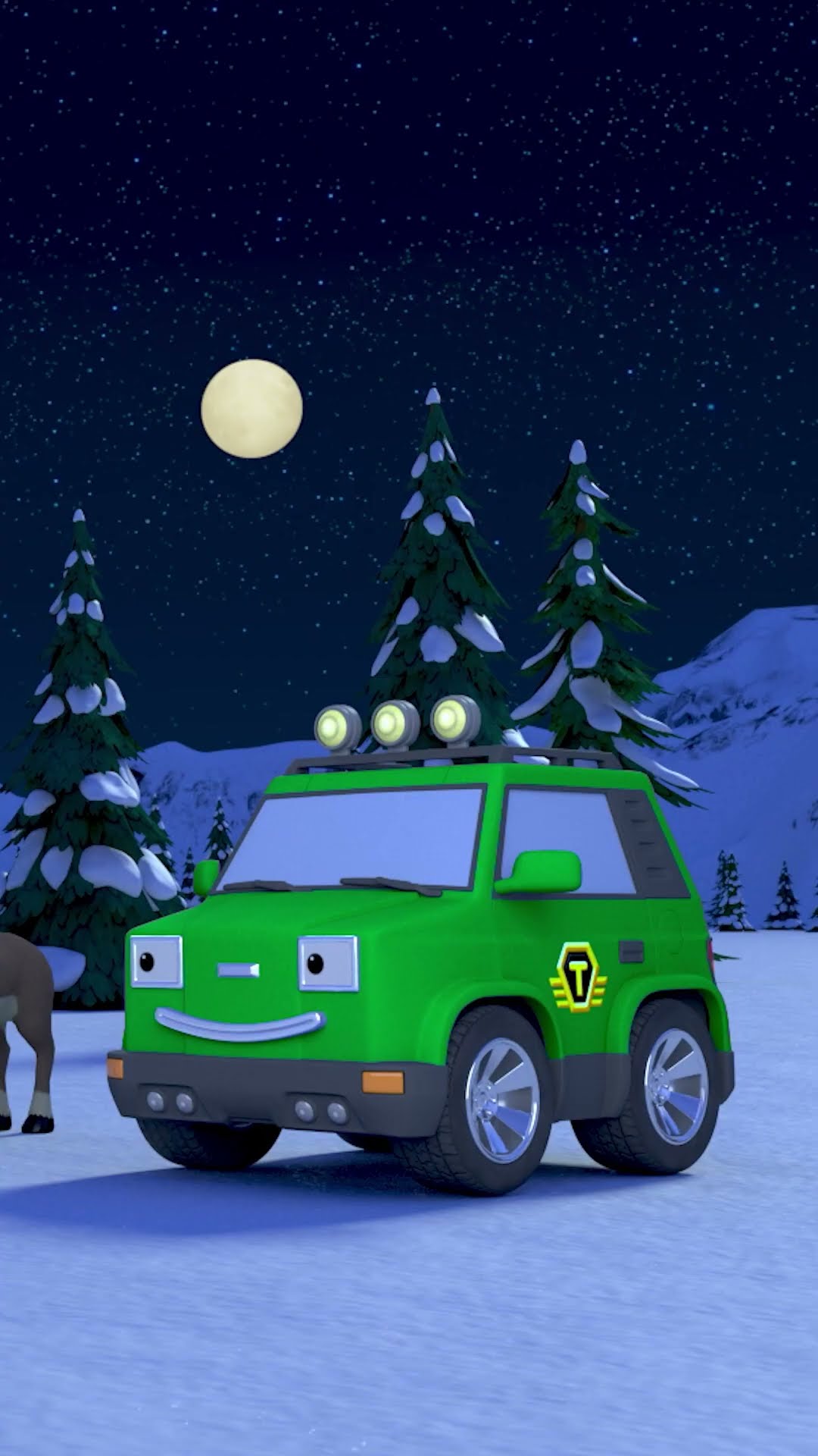 Christmas Red \u0026 Green Rescue Team!❤️? #TayotheLittleBus #Shorts