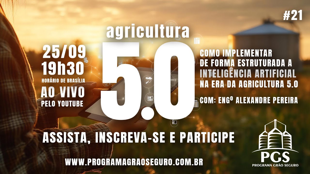 AGRICULTURA 5.0 - Como implementar de a inteligência artificial na era da agricultura 5.0