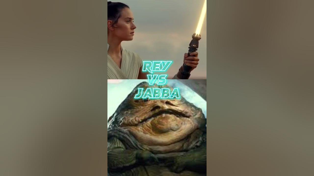Jabba vs Rey🤢#fyp #shorts #capcut #jabbathehutt #rey