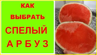 Как выбрать СПЕЛЫЙ АРБУЗ. Простой метод 100% гарантия! Как выбрать ВКУСНЫЙ СЛАДКИЙ арбуз. #shorts