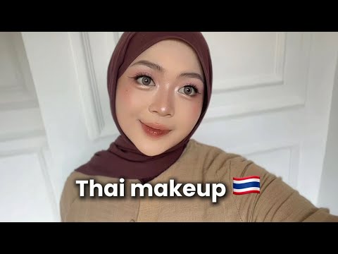 Tutorial Makeup Ala Thai Look🇹🇭 PALING GAMPANG BUAT PEMULA✨ Hasilnya Flawless Banget!