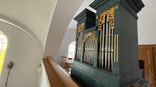 Self-pumped 18th-Century style Positive Organ in Hungary | Stop Demo