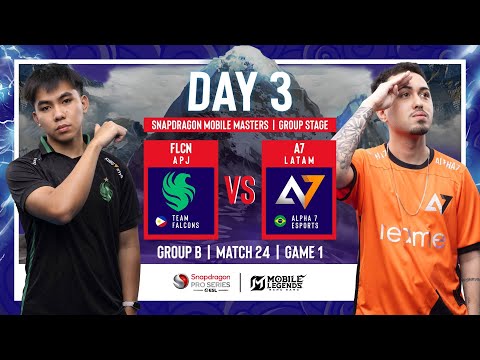 A7 VS FLCN | SPS Mobile Masters Group Stage | MLBB | Day 3 | Group B Match 24 Game 1