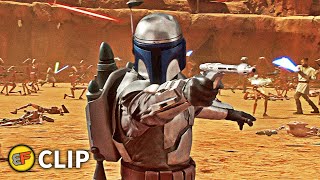 Jedi vs Droid Army  Battle of Geonosis (Part 1) | Star Wars Attack of the Clones (2002) Movie Clip