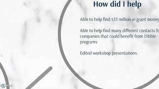 FAML 498R Dibble Institute Internship