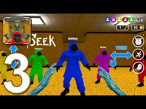 Horror Hide: Backrooms Escape - Gameplay Walkthrough Part 3 - Backrooms Escape (iOS, Android)