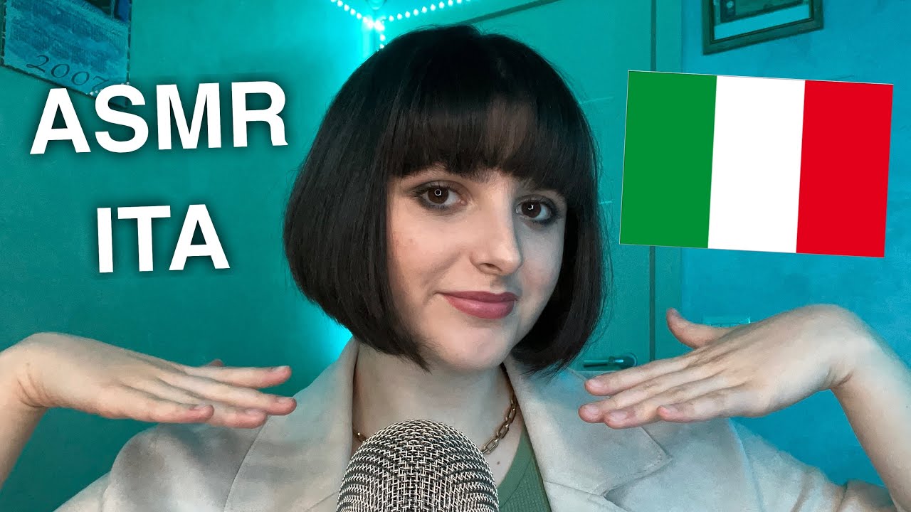 ASMR ITALIANO 🇮🇹 (in Italian + mic scratching)