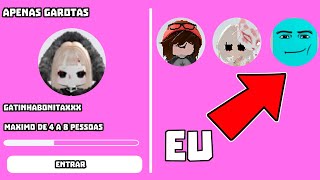 Servidor apenas para MENINAS no Roube um Brainrot