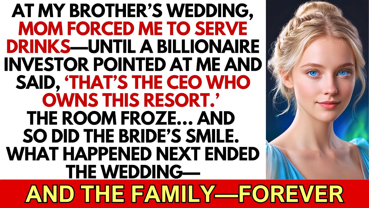 At My Brother’s Wedding, Mom Forced Me To Serve But I Secretly Owned The Entire Resort