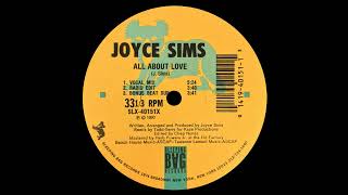Joyce Sims - All About Love (Todd Terry Radio Edit) - YouTube