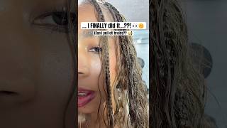 y’all asked for braids and I can’t deny you anything 😘 #bohobraids #hairtransformation #newhair