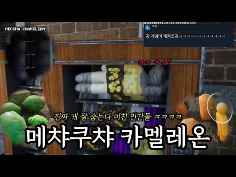 몸에 색칠하는 개쩌는 숨바꼭질 게임ㅋㅋㅋ 🎨『메챠 카멜레온(MECCHA CHAMELEON)』