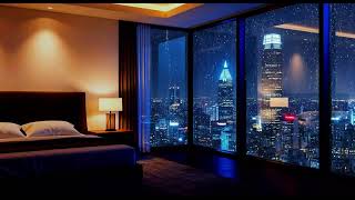 Gentle Jazz RainfallㅣHeavy Rain Ambience for Relaxation, Study, Sleep, Reading and Calm Meditation