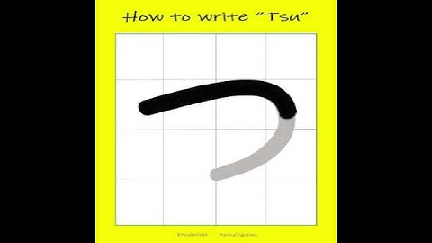 Learn to Write Hiragana つ (TSU) – Easy & Fun! #hiragana #japanesecalligraphy #japaneselesson
