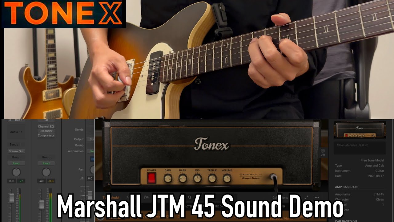 "Very Good Marshall Clean Sound!!!" TONEX Marshall JTM 45 Reissue Sound