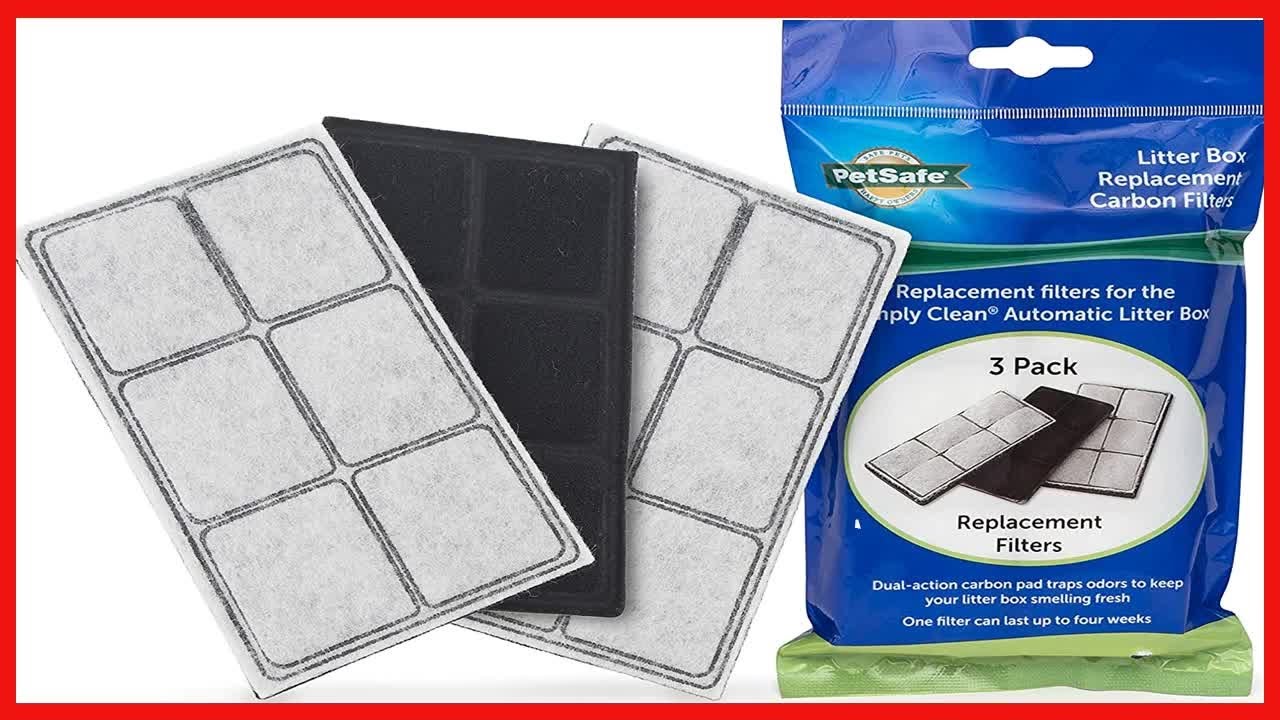 PetSafe Cat Litter Box Replacement Carbon Filters