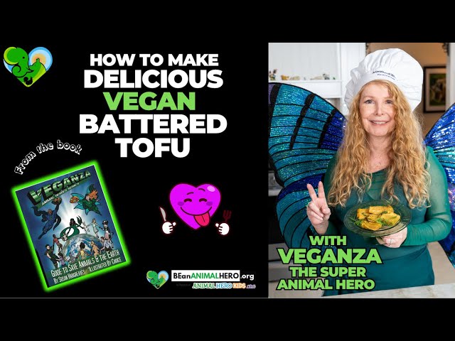 How to Cook Battered Vegan Tofu with Veganza The Super Animal hero