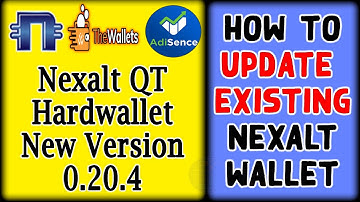 How To update Existing Nexalt QT Hardwallet Full Details By CEO Rana Nauman