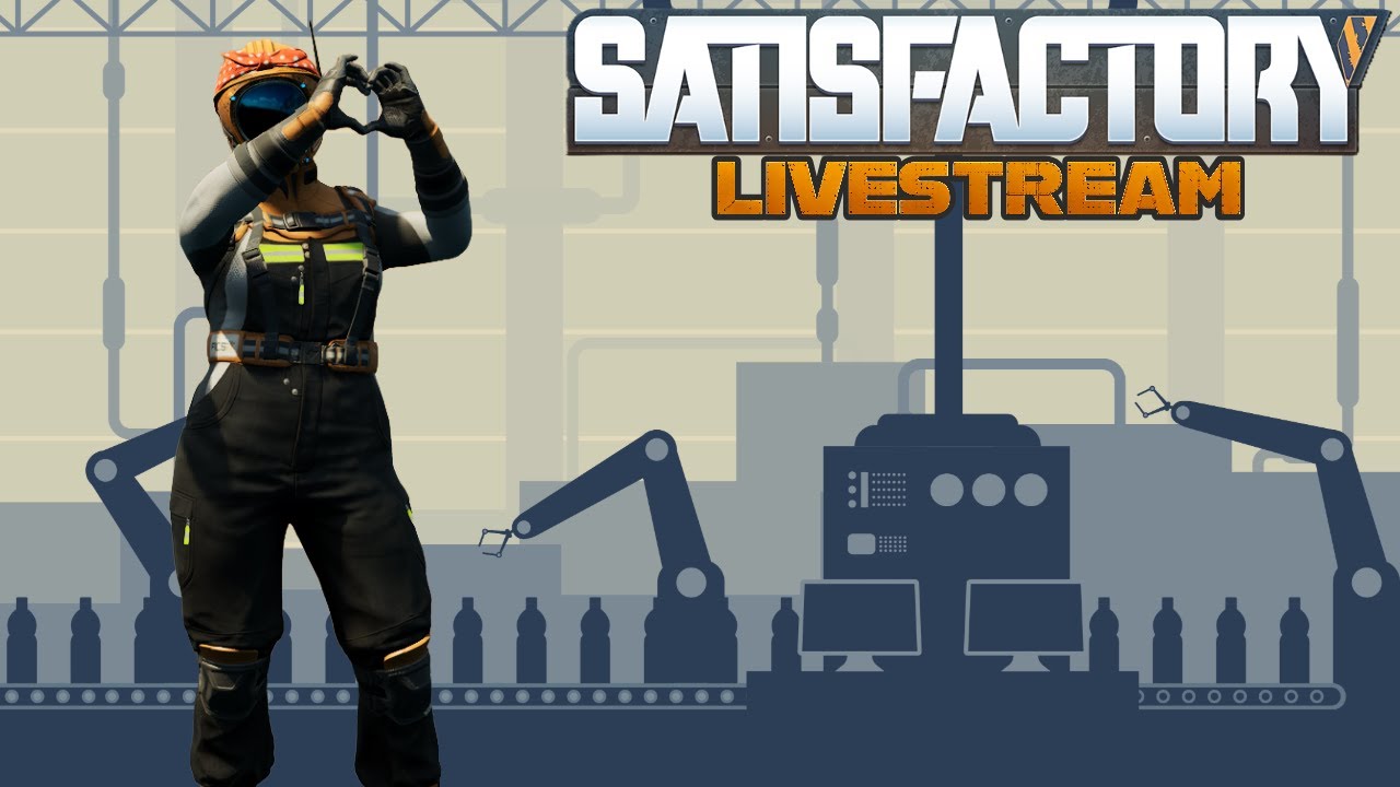 Putting Up Some Walls on the Smart Plating Factory! | Satisfactory Stream