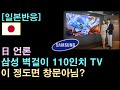 [일본반응] 日 언론 "삼성 벽걸이 110인치 TV, 이정도면 창문아님?"
