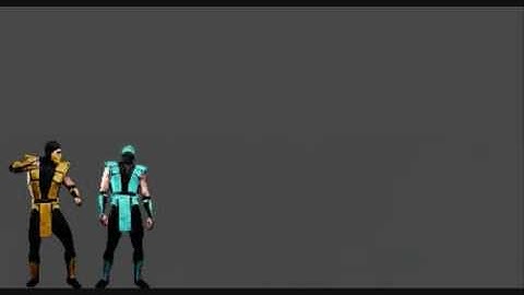 Scorpion vs Subzero sprite animation