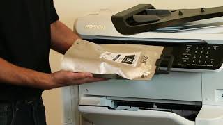 Epson WorkForce Pro WF-C869R Instalación de tintas y papel