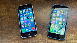 Using the iPhone 5C, 9 years later!