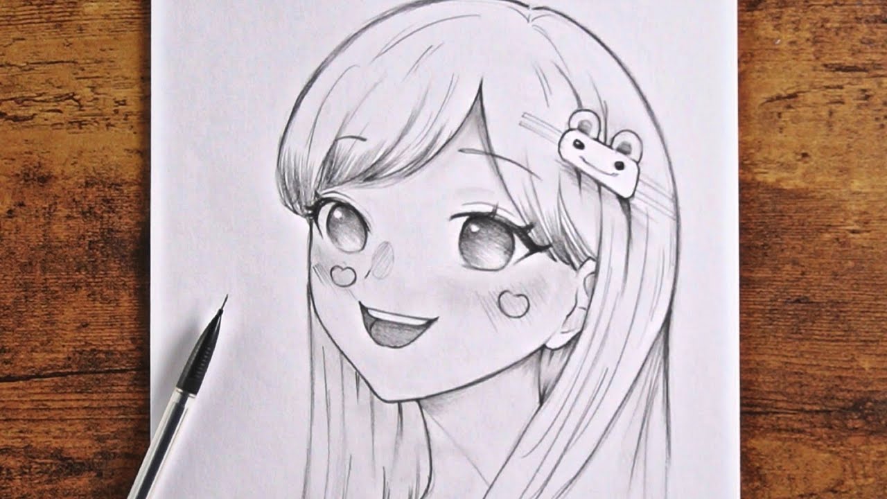 How to Draw Anime Girl | Easy Tutorial step by step - YouTube