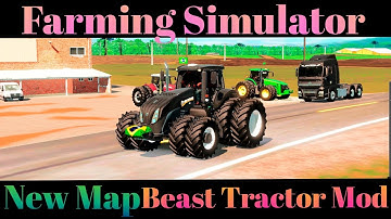 Farming Simulator 20 New Tractor Mod| Fs20 New Map Mod #farminggames #fs20mods  #fs23mods #Farming