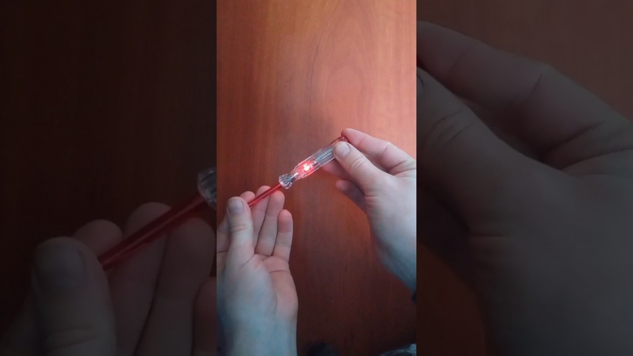 Индикаторная отвёртка с батарейкой