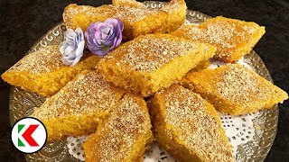 Coconut Semolina Cake Recipe (Basbousa) - کیک سوجی نارگیل (KABUL FOOD) screenshot 5