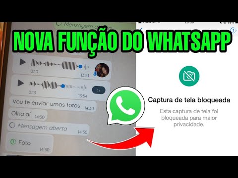 🚨Nova Atualização do WhatsApp, Bloqueia Captura de tela no modo ...