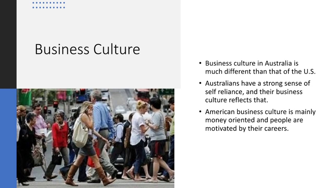 Australia and USA Business Culture Comparison - YouTube