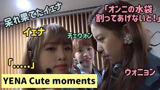 『IZ*ONE 日本語字幕』　妹達に呆れ果てたイェナ　アイズワン　아이즈원　 イェナ 예나  YENA Cute  Moments