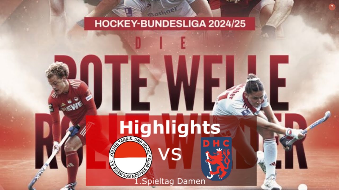 Hockey Rba 1. Hockey-Bundesliga Damen - Rot-Weiss Köln vs Düsseldorfer HC ...