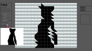 Bad Apple on Tetris with Triangles