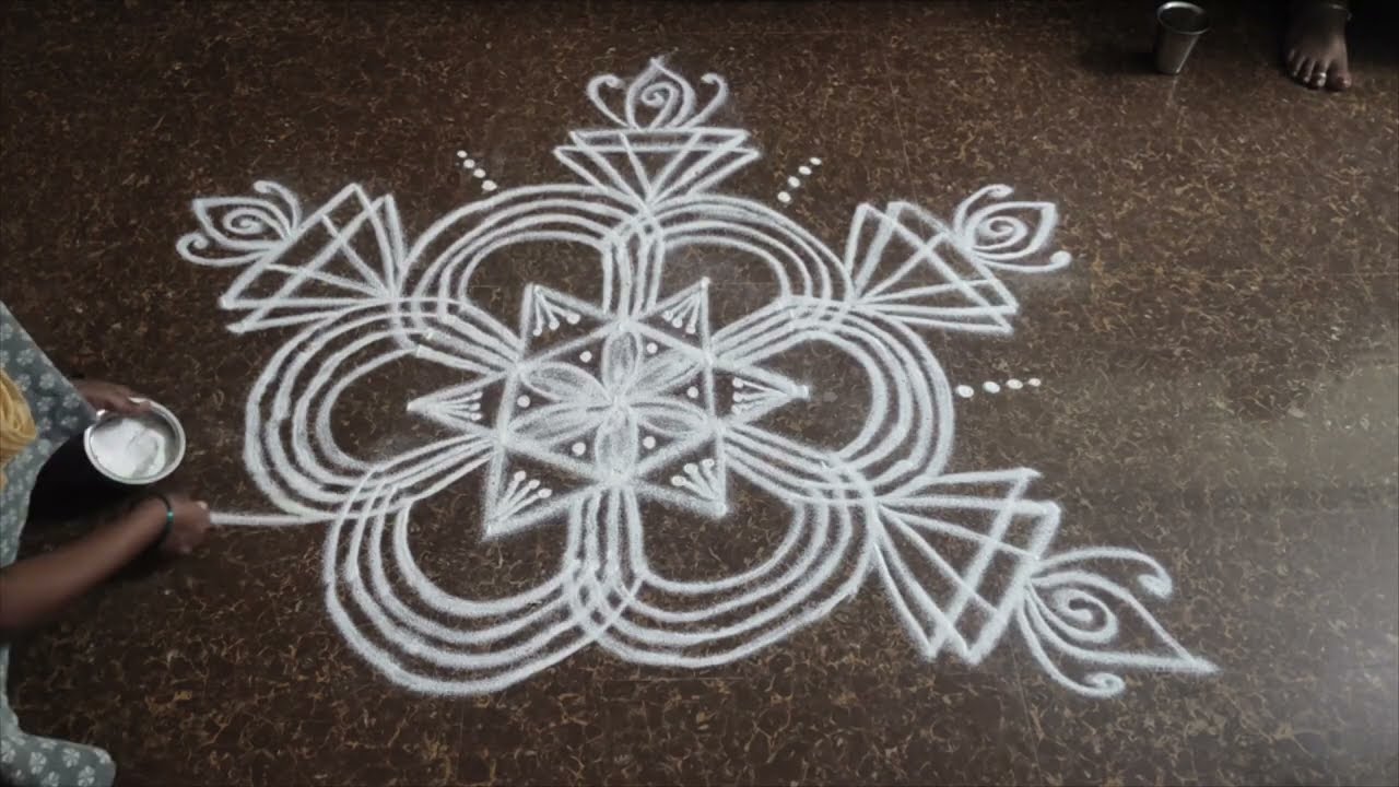 New year and sankranti chukkala muggulu🌷|easy sankranti rangoli kolam|Pongal kolams