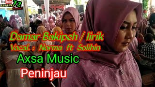 LAGU DAERAH JAMBI DAMAR BAKIPEH / LIRIK