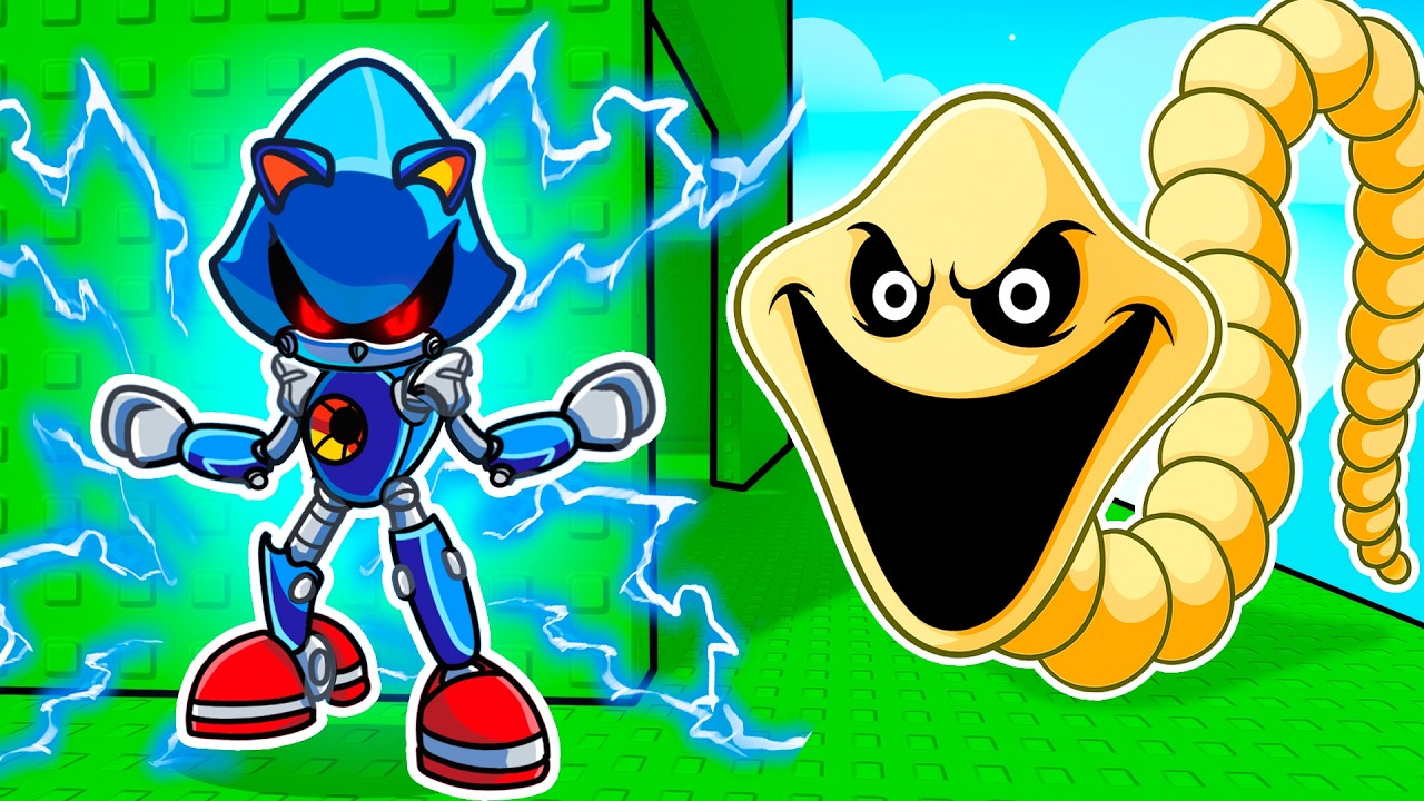 Becoming METAL SONIC to Defeat The SCARIEST SLAP TOWERS In Roblox!