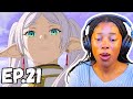 Frieren VS Denken!! | Frieren Ep. 21 (First Time Reaction)