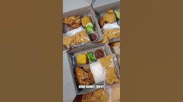 Thumbnail of NASI AYAM KREMES HALAL, TANPA MSG, KREMESNYA GARING TIDAK BERMINYAK#ayamgoreng#kremes#shorts #viral