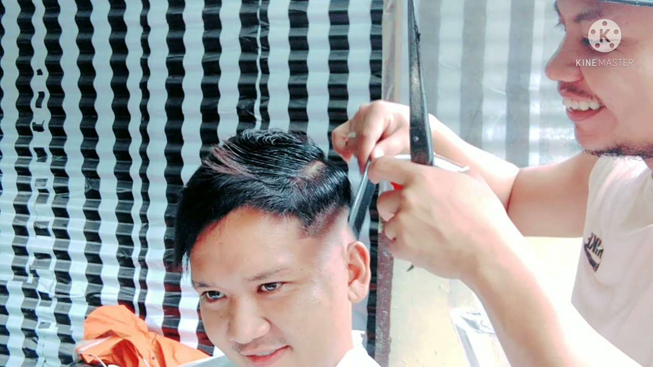 Burst Fade V Cut Long Hair - Low Burst Fade Long Hair 2