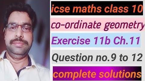 ICSE Maths Class 10th Exercise 11b Ques.no.9 to 12 solutions।। Educational Series,icse syllabus।।