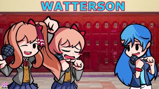 Watterson But Sayori, Sayonika, And Sayoko Sings It Fnf Cover