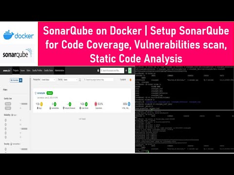 Sonarqube On Docker Setup Sonarqube For Code Coverage Vulnerabilities Scan Static Code Analysis Youtube